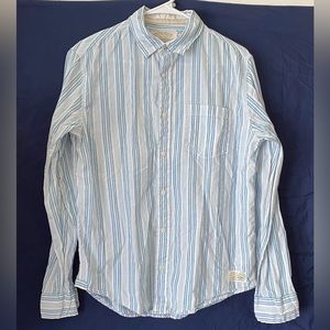 AEOPOSTALE BUTTON DOWN MENS SHIRT SIZE MEDIUM